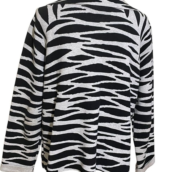 Chicos Evening Caves Dara Cardigan Sweater Cardigan pat -  size 2 - Picture 4 of 7